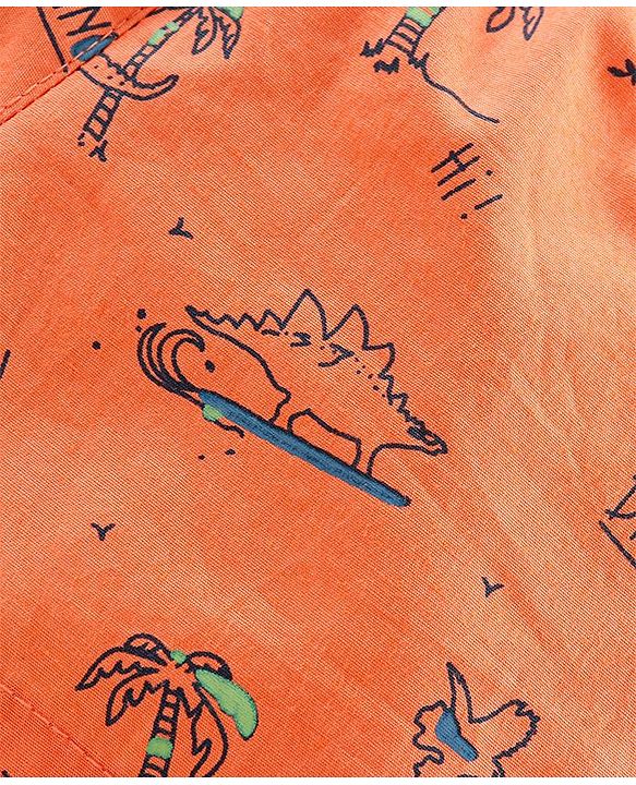 Babyhug Woven Boxers All Over Print Pack of 3 - Multicolor