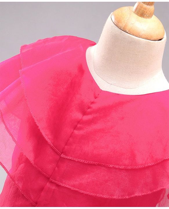 Babyhug Half Sleeves Top and Skirt Printed - Yellow - 18-24m Yellow