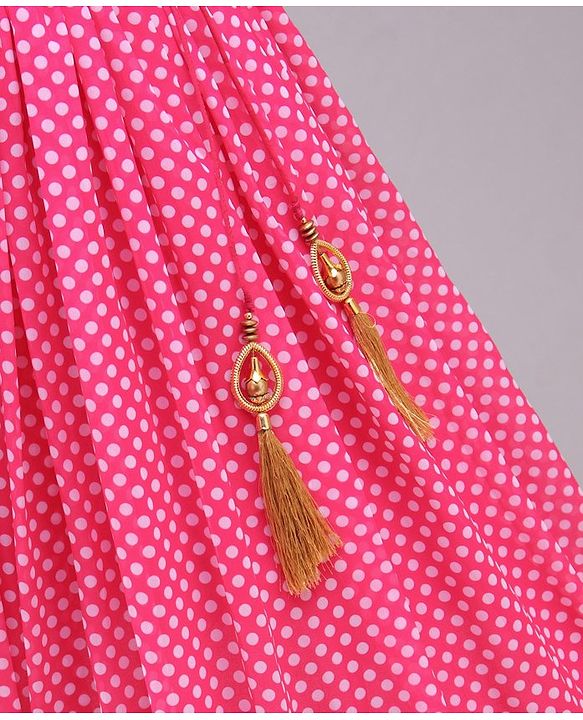 Babyhug Sleeveless Embroidered Lehenga Choli with Dupatta with Sequins - Pink - 2-3Y Pink