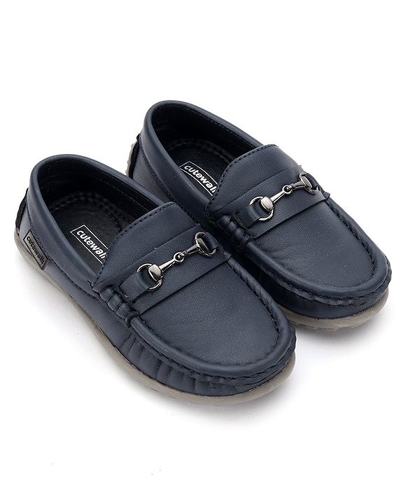 Cutewalk by Babyhug Slip On Party Wear Loafers - Blue