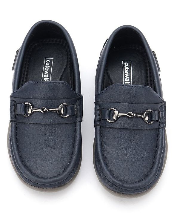 Cutewalk by Babyhug Slip On Party Wear Loafers - Blue