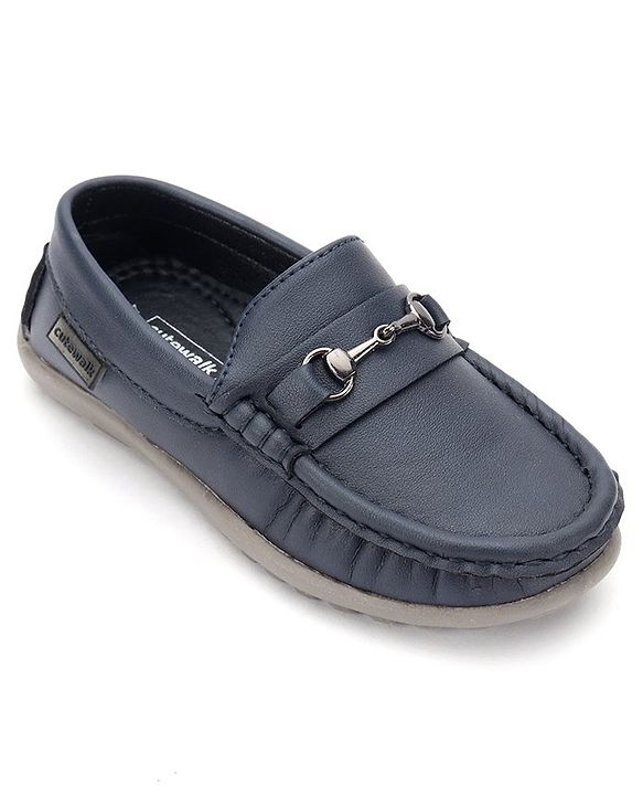 Cutewalk by Babyhug Slip On Party Wear Loafers - Blue