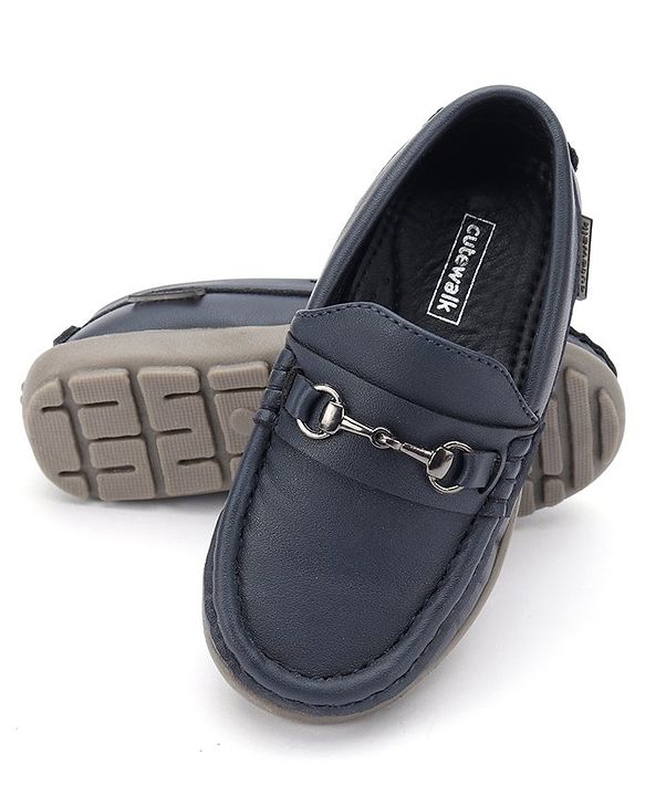 Cutewalk by Babyhug Slip On Party Wear Loafers - Blue