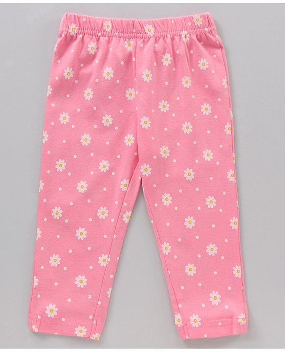Babyhug Cotton Half Sleeves Pajama Set Text Printed - Pink Yellow