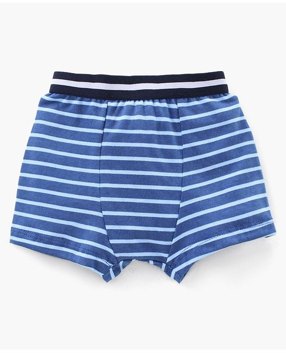 Babyhug Stripe Briefs Pack of 3 - Yellow Red Royal Blue