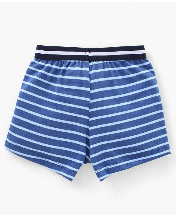 Babyhug Stripe Briefs Pack of 3 - Yellow Red Royal Blue
