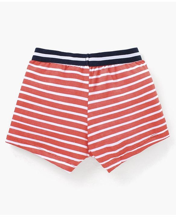 Babyhug Stripe Briefs Pack of 3 - Yellow Red Royal Blue
