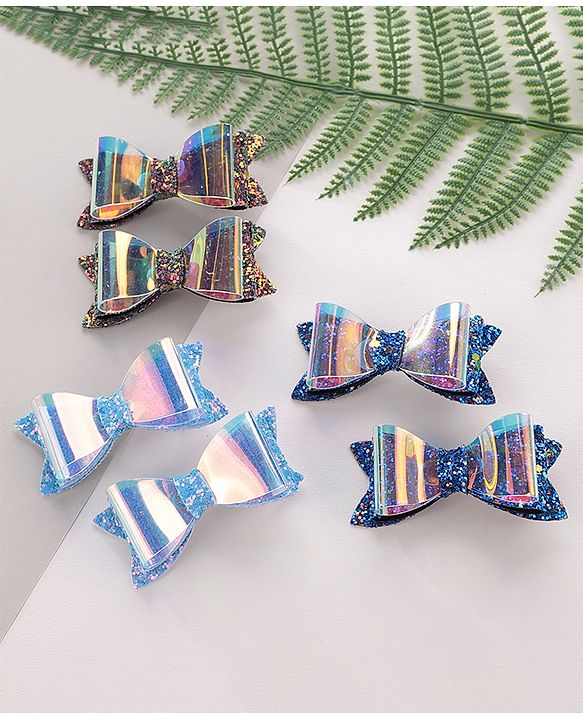 Pine Kids Hair Clips Pack of 6 - Multicolor