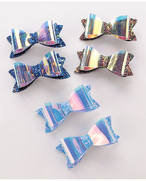 Pine Kids Hair Clips Pack of 6 - Multicolor