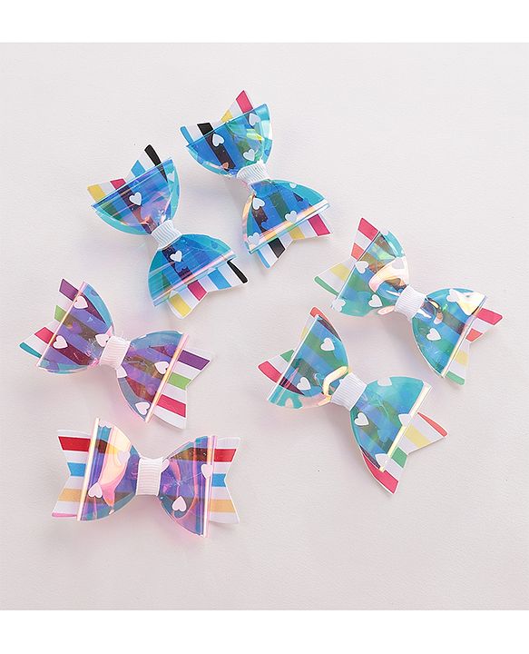 Pine Kids Hair Clips Pack of 6 - Multicolor