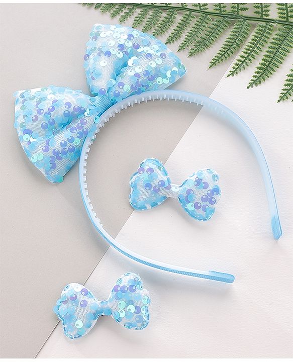 Pine Kids Hair Band With Alligator Hair Clip - Multicolour