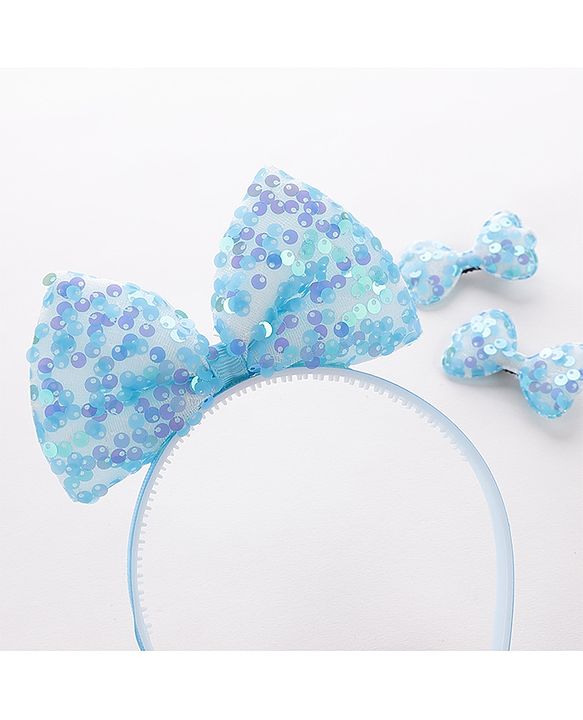 Pine Kids Hair Band With Alligator Hair Clip - Multicolour