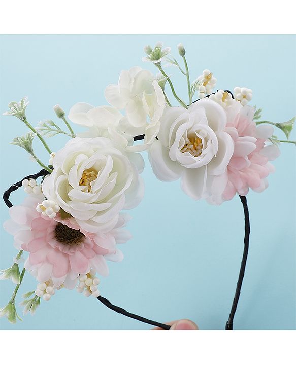 Pine Kids Hair Band Floral Embellished - Multicolour