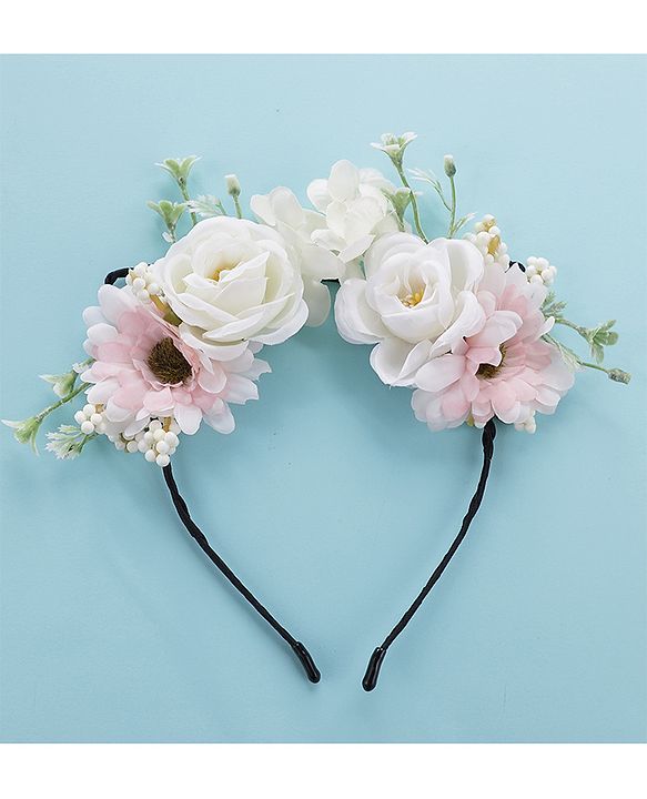 Pine Kids Hair Band Floral Embellished - Multicolour