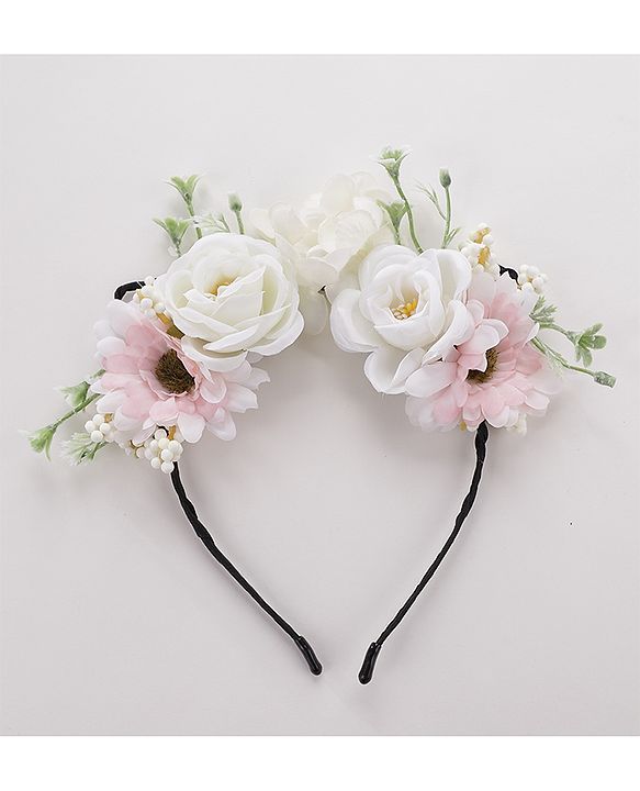 Pine Kids Hair Band Floral Embellished - Multicolour