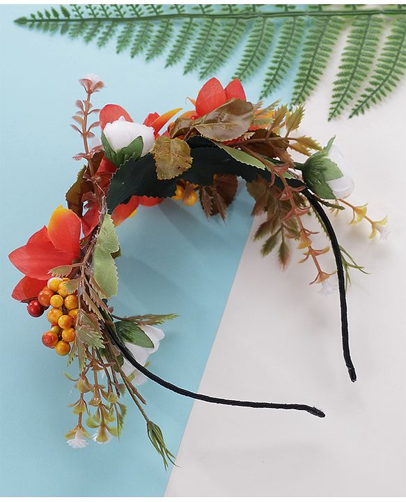 Pine Kids Hair Bands Floral Embellished - Multicolour