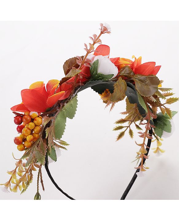 Pine Kids Hair Bands Floral Embellished - Multicolour