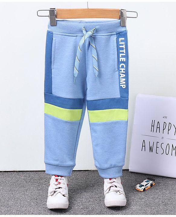 Babyhug Full Length Lounge Pant - Blue