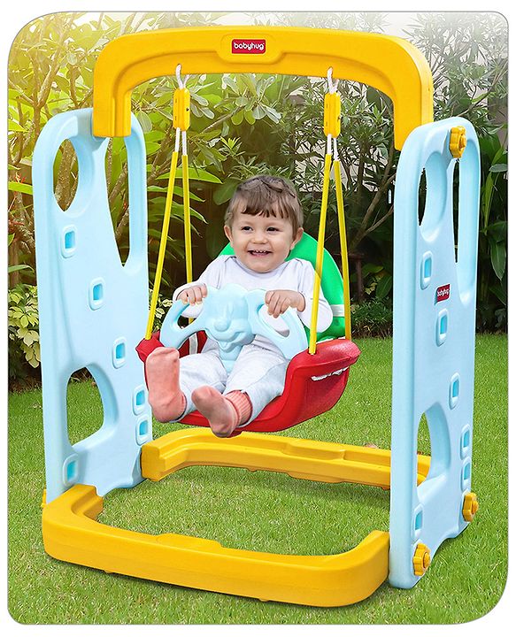 Babyhug  Kids Swing - Blue and Yellow