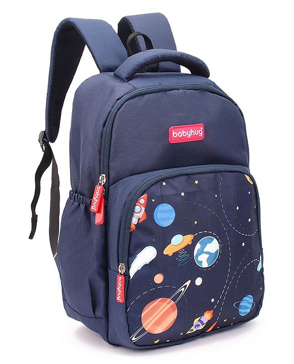 Babyhug School Backpack Space Print - 15 Inches