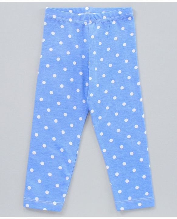 Babyhug Full Length Leggings Pack of 3 - Blue Pink Green