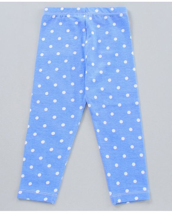 Babyhug Full Length Leggings Pack of 3 - Blue Pink Green