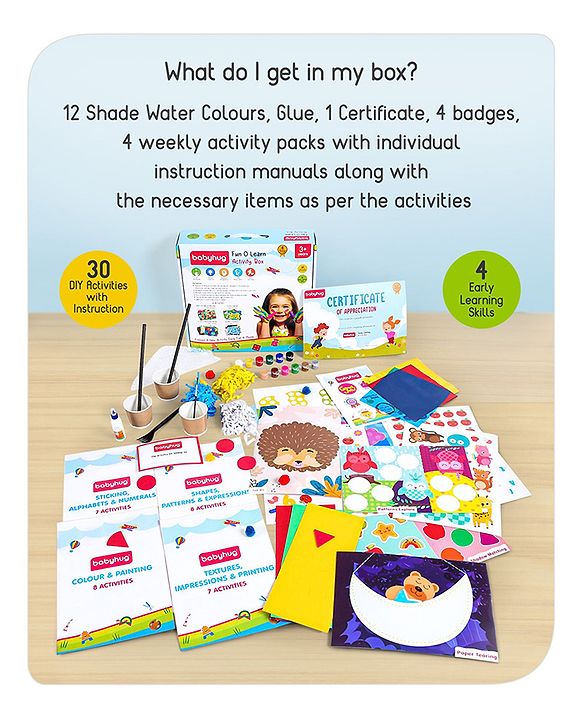 Babyhug Fun O Learn Activity Box - Multicolour