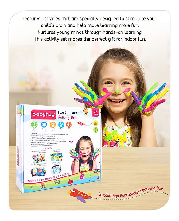 Babyhug Fun O Learn Activity Box - Multicolour