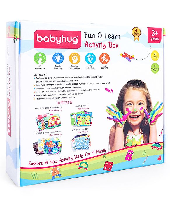 Babyhug Fun O Learn Activity Box - Multicolour