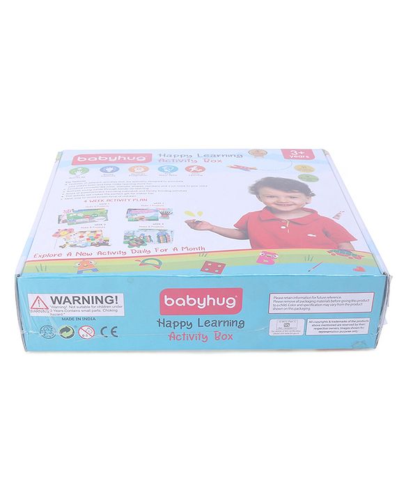 Babyhug Happy Learning Activity Box with 31 Activities - Multicolour