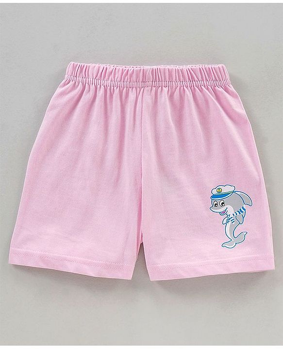 Babyhug Cotton Boxers Multi Print Pack of 3 - Blue Pink Yellow