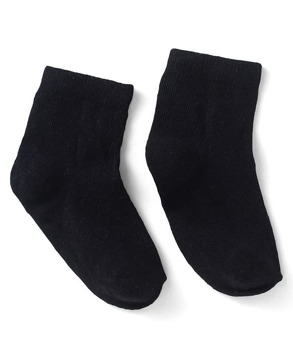 Cutewalk by Babyhug Anti-Bacterial Ankle Length Socks Pack of 3 - Black