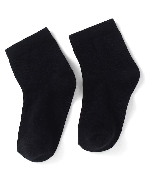 Cutewalk by Babyhug Anti-Bacterial Ankle Length Socks Pack of 3 - Black