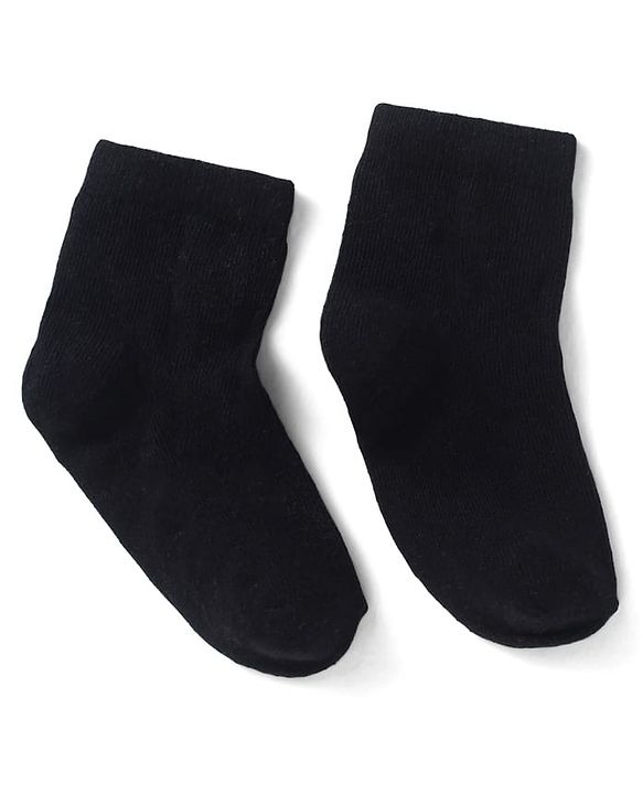 Cutewalk by Babyhug Anti-Bacterial Ankle Length Socks Pack of 3 - Black