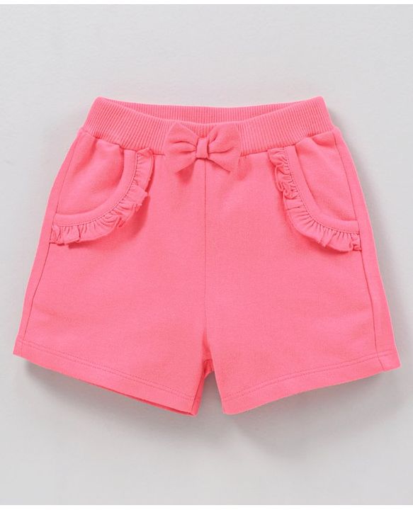 Babyhug Cap Sleeves Top & Shorts Set Floral Print - Pink