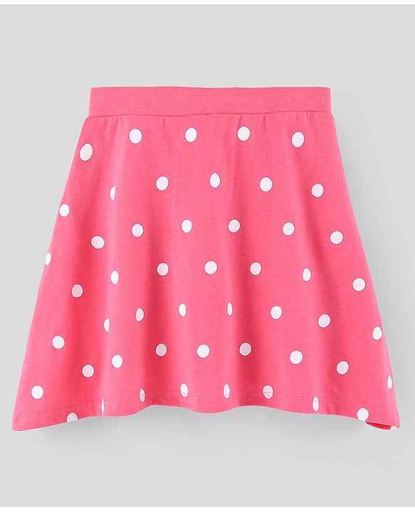 Pine Kids Skirt Polka Dot Print - Pink