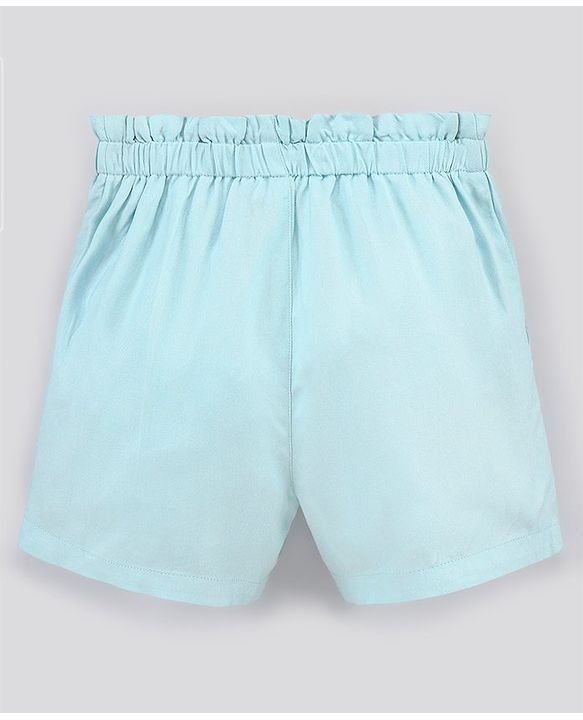 Pine Kids Mid Thigh Softener Wash Shorts - Light Blue