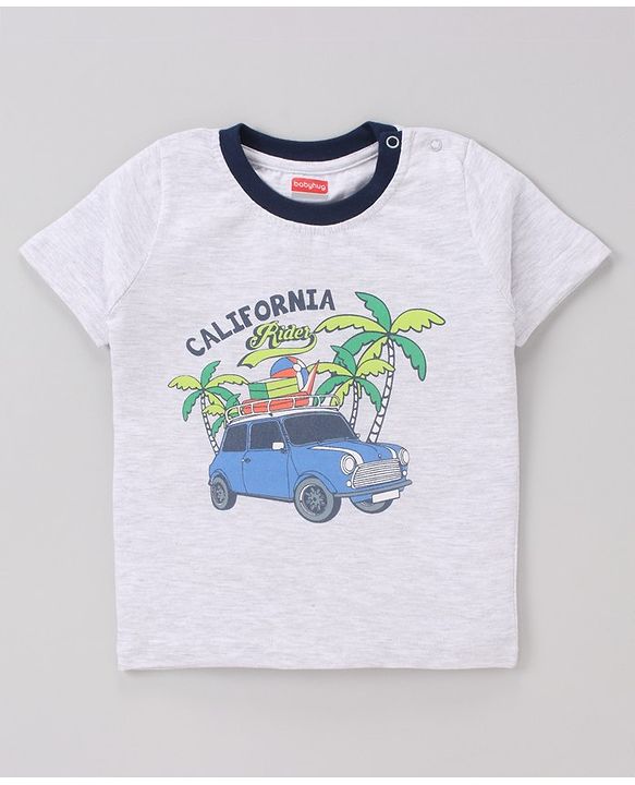 Babyhug Half Sleeves T-Shirts Multi Print Pack of 3 - Multicolour