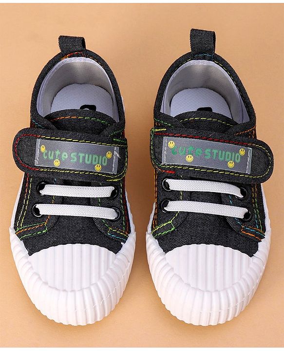 Cute Walk by Babyhug Casual Shoes - Black