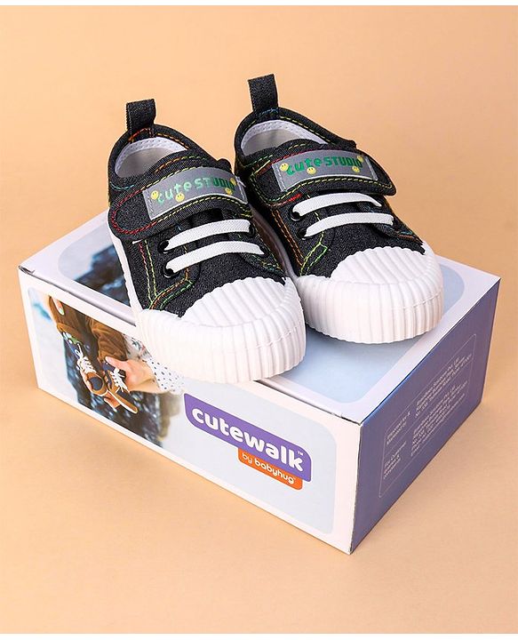 Cute Walk by Babyhug Casual Shoes - Black