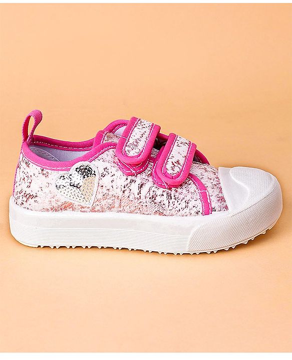 Cute Walk by Babyhug Casual Shoes with Sequins - Pink