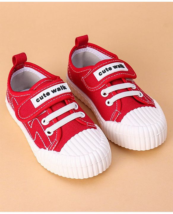 Cute Walk by Babyhug Casual Shoes - Red