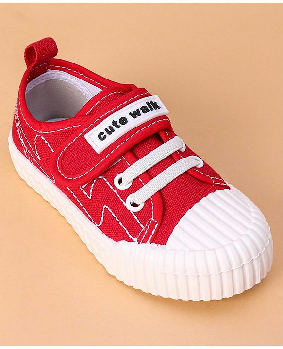 Cute Walk by Babyhug Casual Shoes - Red