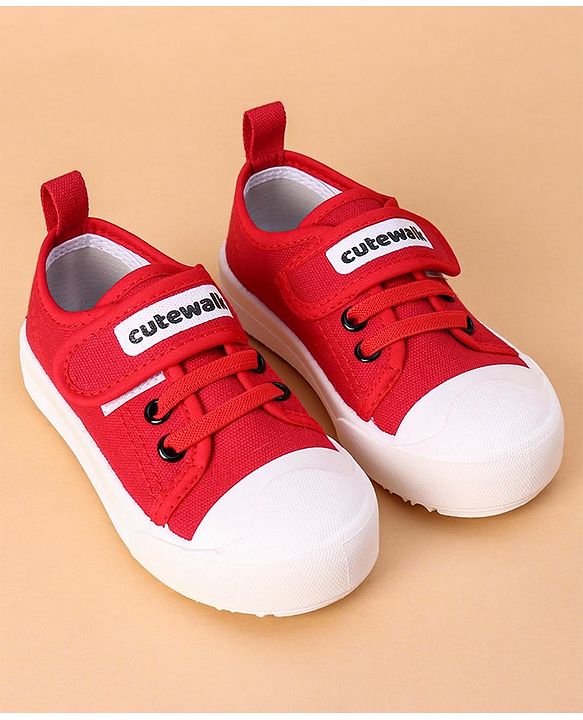 Cute Walk by Babyhug Casual Shoes - Red
