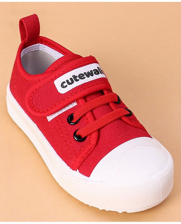 Cute Walk by Babyhug Casual Shoes - Red