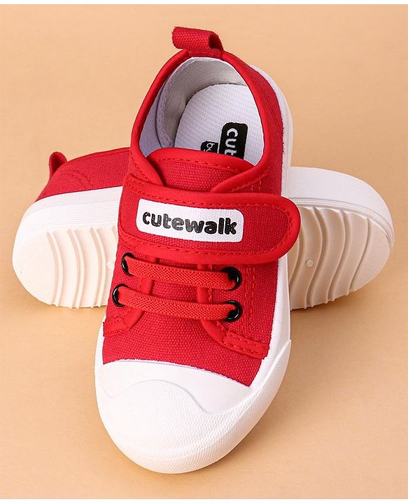 Cute Walk by Babyhug Casual Shoes - Red