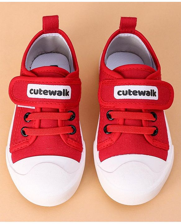 Cute Walk by Babyhug Casual Shoes - Red