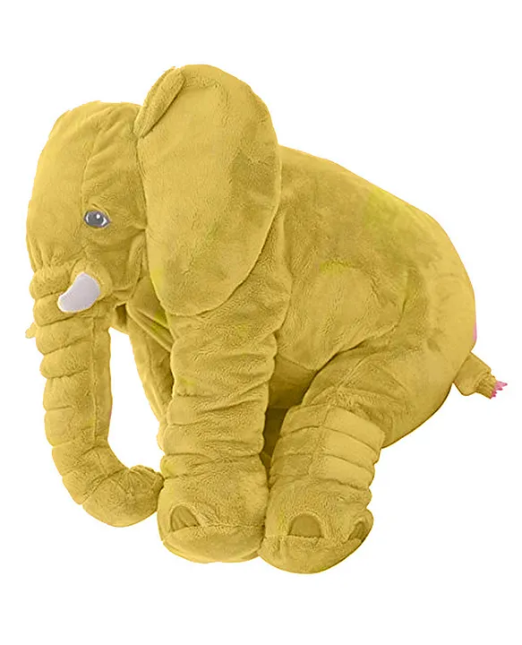 DearJoy Elephant Shaped Plush Soft Toy Yellow Online India Buy