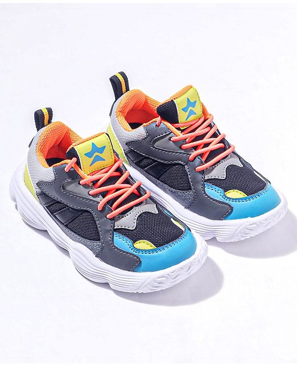 Cute Walk by Babyhug Sports Shoes - Orange
