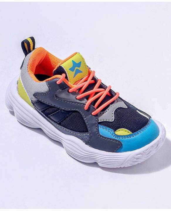Cute Walk by Babyhug Sports Shoes - Orange